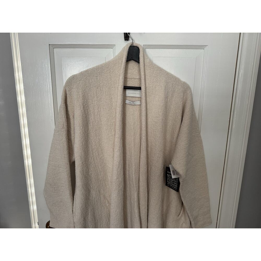 NWT Lauren Manoogian Uzbek Pima Cotton Blend Cardigan Cream - 2 - Picture 6 of 14